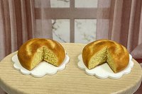 Miniature 1:6 scale Cornbread for Realistic Fashion Doll Thanksgiving Scenes
