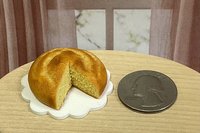 Miniature 1:6 scale Cornbread for Realistic Fashion Doll Thanksgiving Scenes