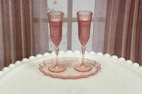  Miniature 1:6 scale Pink Champagne Set for Fashion Dolls