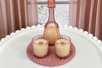 Miniature 1:6 scale Coquito Liqueur or Eggnog Drinks for Fashion Dolls