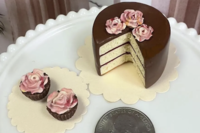 Miniature 1:6 scale Cakes and Cupcakes for Fashion Doll Scenes