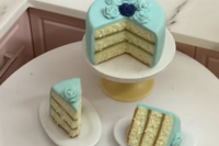 Miniature 1:6 scale 3 Layer Cakes for Fashion Doll Scenes