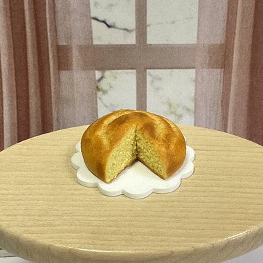 Miniature 1:6 scale Cornbread for Realistic Fashion Doll Thanksgiving Scenes