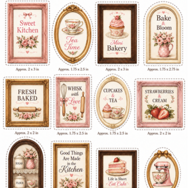 FREE Printable Miniature 1:6 scale Kitchen Wall Art | Digital Download