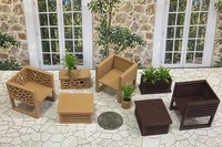 Miniature 1:24 Scale Patio Sets - Halfscale Dollhouse Furniture