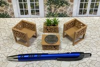 Miniature 1:24 Scale Patio Sets - Halfscale Dollhouse Furniture