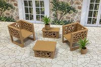 Miniature 1:24 Scale Patio Sets - Halfscale Dollhouse Furniture